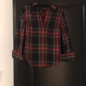 J Crew plaid button down